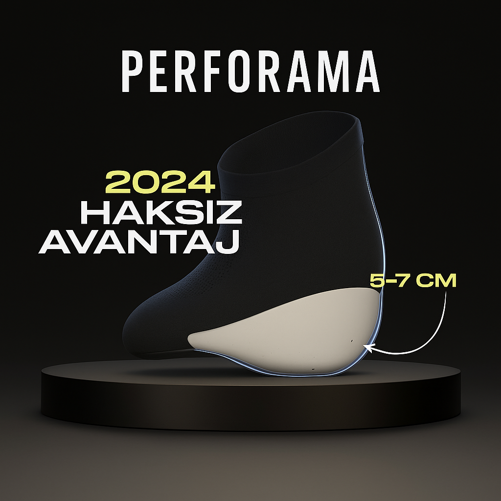 PERFORAMA® Boy Yükseltici Tabanlık - 2 Parça (Sağ ve Sol Ayak)